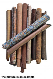 Scampoli di pelle miste,...