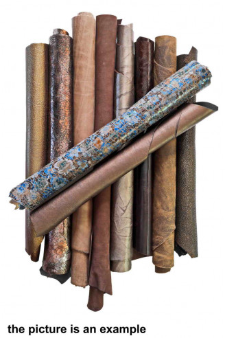 Scampoli di pelle miste, tonalità di...