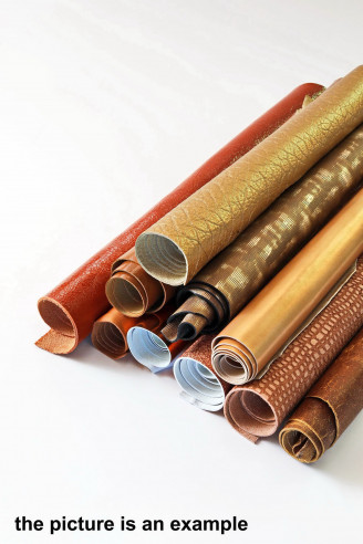 Mix leather scraps - BROWN, CAMEL,...