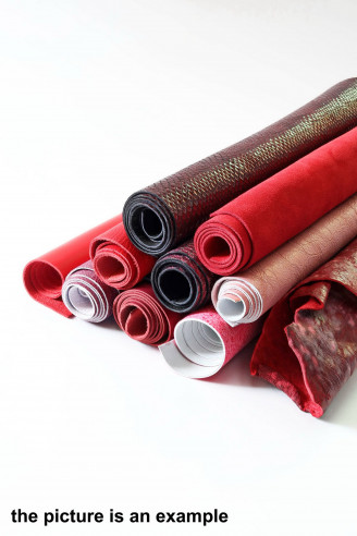 Mix LEATHER scraps - RED and PINK...
