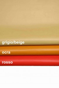 PELLE NATURALE rossa,...