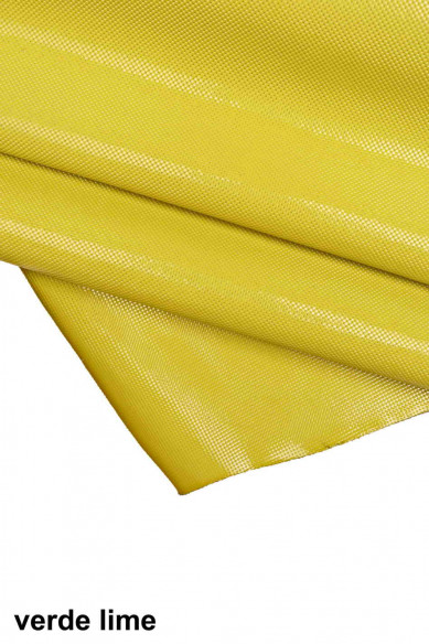 PELLAMI COLORATI verniciati e stampati,  pelle stampa piccola viola, cuoio, arancio, verde lime e blu, lucidi