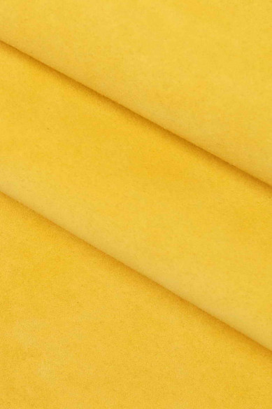BRIGHT SUEDE leather hides, yellow turquoise velour cowhide, colored skins