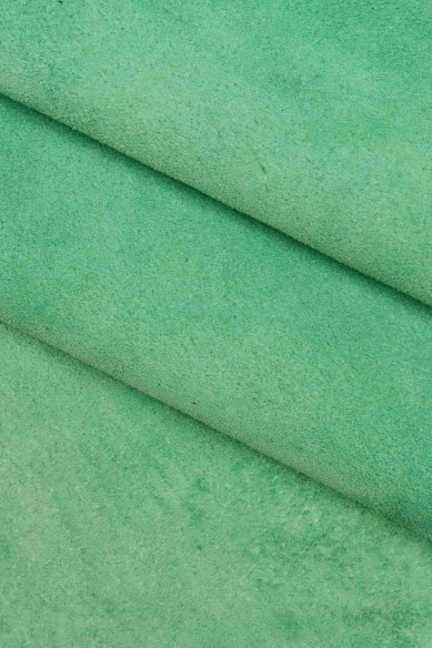 PELLI CAMOSCIO colore giallo e turchese, vitello scamosciato morbido, pellami velour colorati