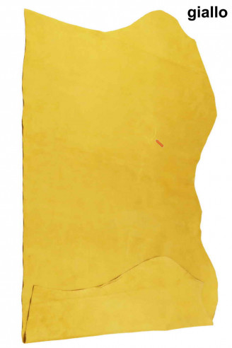 PELLI CAMOSCIO colore giallo e...
