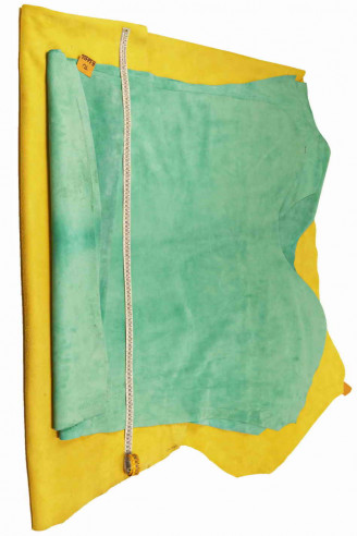 PELLI CAMOSCIO colore giallo e...