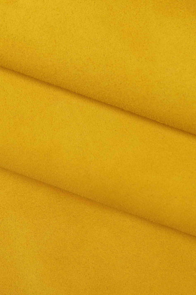 PELLI CAMOSCIO colore giallo, arancio e fucsia, vitello scamosciato morbido, pellami velour colorati