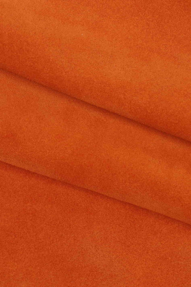 PELLI CAMOSCIO colore giallo, arancio e fucsia, vitello scamosciato morbido, pellami velour colorati