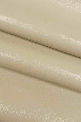 SHINY COW leather skins, light gray,...