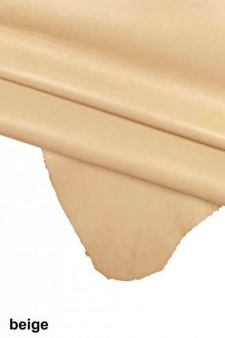  Beige Leather Genuine Sheepskin Leather: Leather 6 Pack in  Pastel Colors Each Leather Piece is 5x5 inches Large and Ready for Crafting