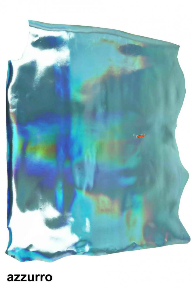 Gold, light blue IRIDESCENT METALLIC...