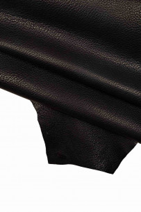 BLACK GRAINY leather hide,...