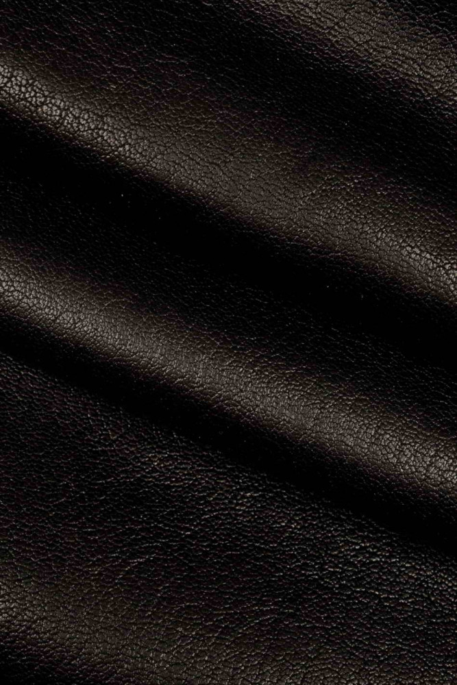 Black GRAIN LEATHER hide, slightly...