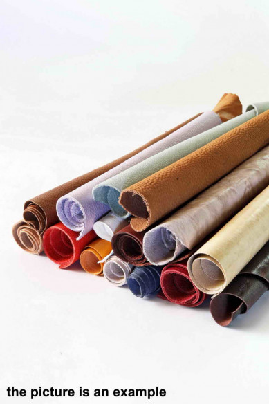 DISTRESSED Leather Pieces Random Assortment - medium size - colors and pebble various - 1 lbs - 1,7 lbs - 2 lbs - 4 lbs