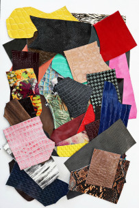 Leather patent printed... 2