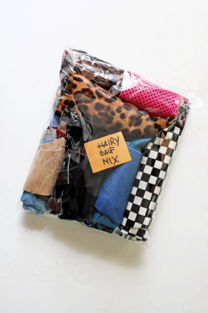 Sacchetto di ritagli di cavallino...