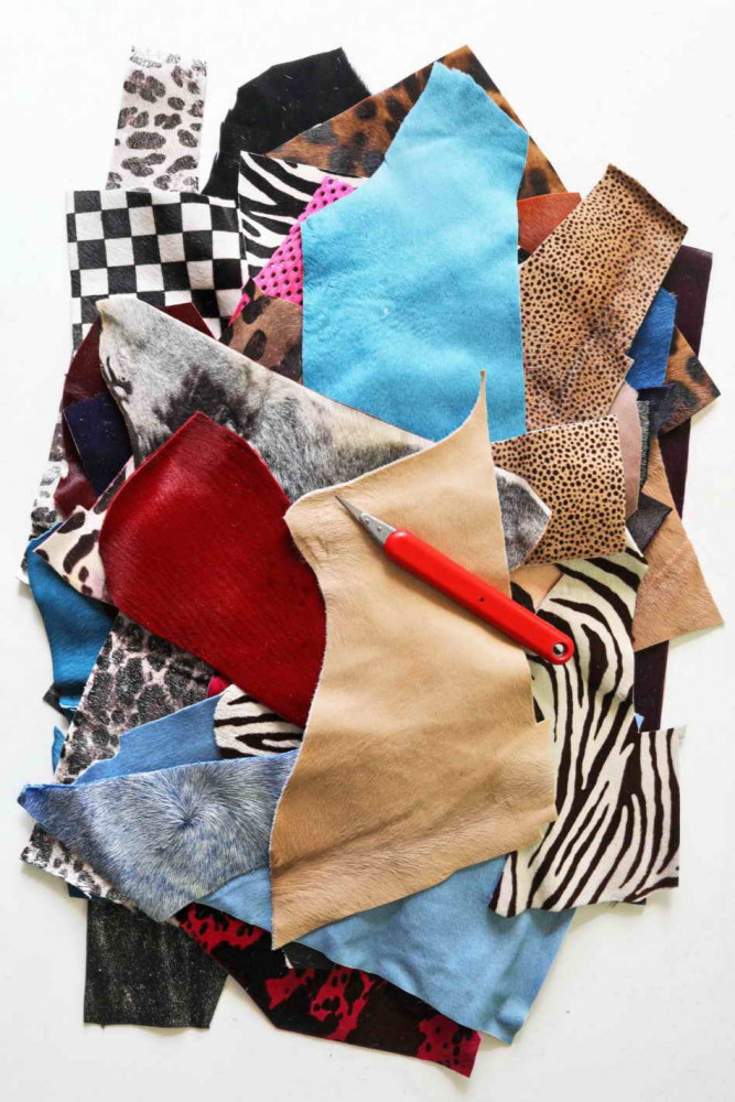 Sacchetto di ritagli di cavallino...