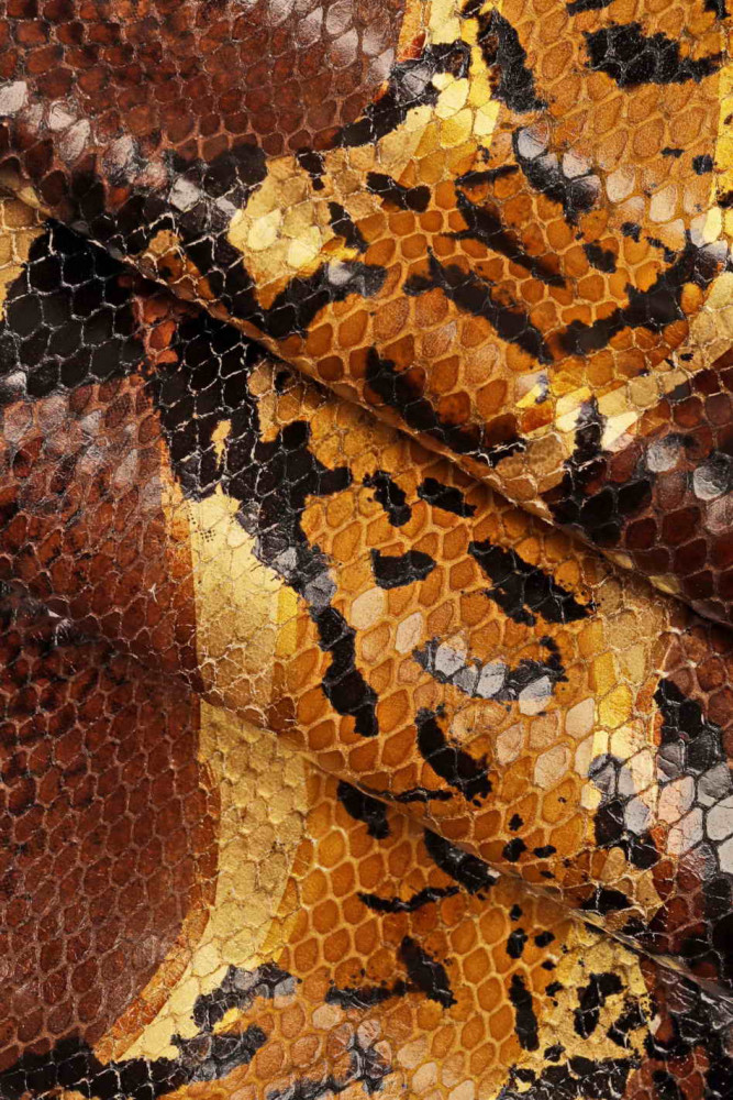 Python Snake Pattern Genuine Cowhide Leather Case for Google Pixel