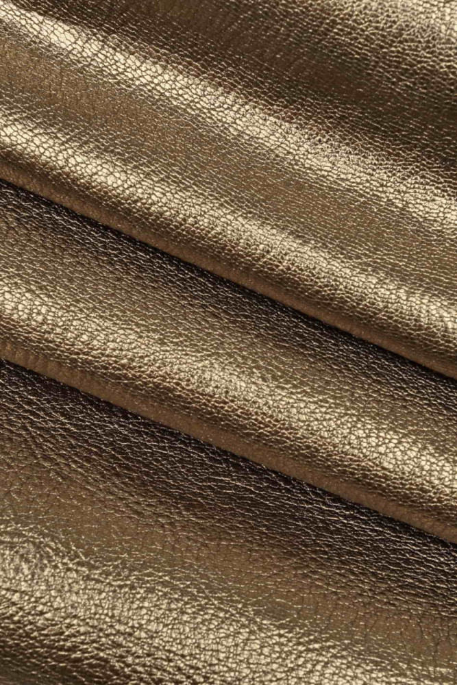 PELLE LAMINATA rosso viola fucile,...