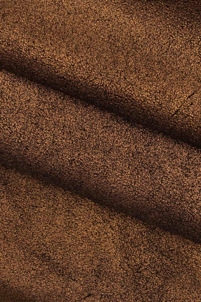 Pelle di CROSTA LAMINATA verde...