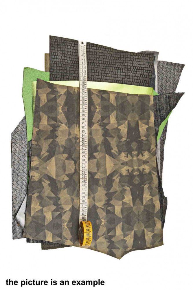 Scampoli di pelli miste, tonalità di...