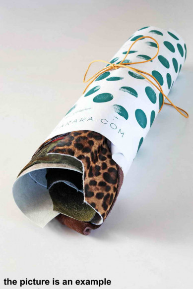 SCAMPOLI di pelle di CAVALLINO, in diverse stampe e colori, ideali per l'artigianato, 500 gr