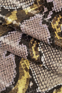 PYTHON PRINTED leather... 2