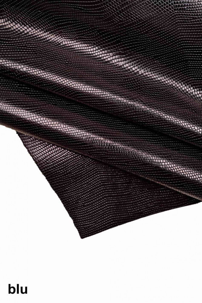 PELLE LUCERTOLA laminata ruggine...