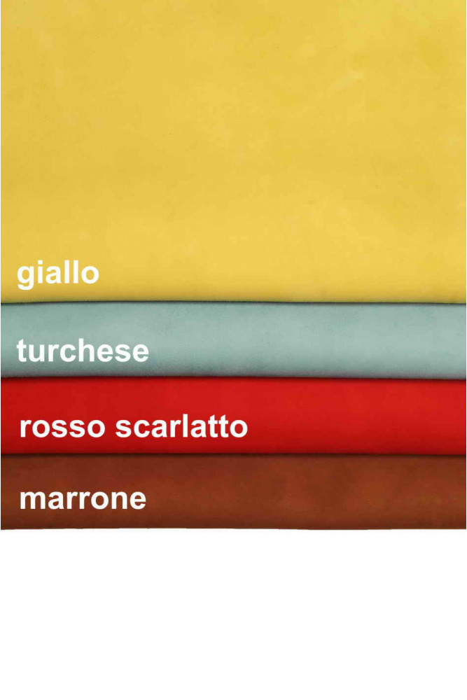 Pelle di CAMOSCIO su CAPRA giallo,...