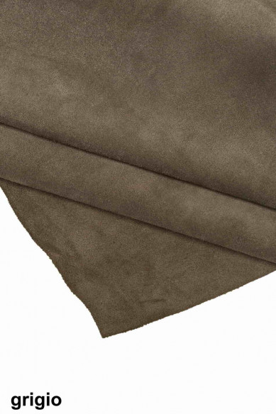 SUEDE LEATHER hide, burgundy, grey, bluette, green soft solid color calfskin, distressed cow skin