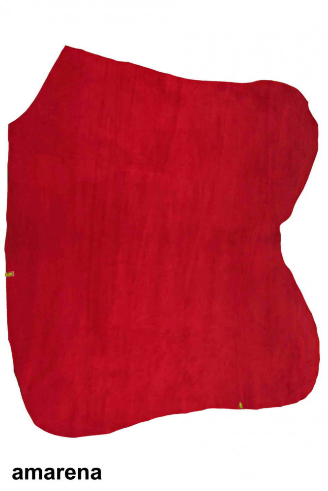 PELLE di CAMOSCIO tinta unita, crosta...