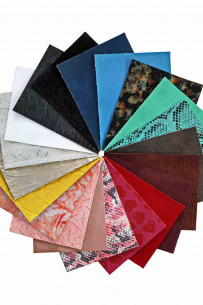 20 Leather sheets, ramdom...