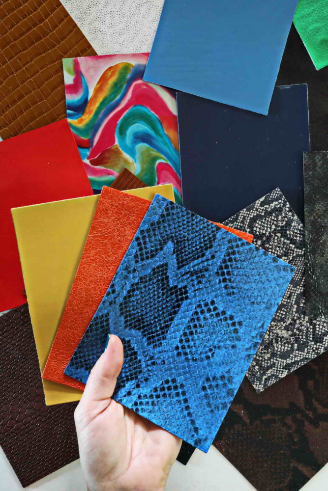 20 Leather sheets, ramdom assortment...