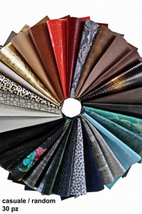 30 Leather sheets, ramdom... 2