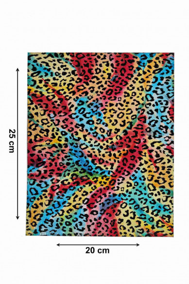 30 Scampoli di pelle casuali, stampati, tinta unita, laminati, pezzi pretagliati pellami selezionati, assortimento MIX, 25x20 cm