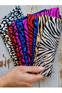 10 Ritagli di pellami unici...