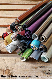 REMNANTS METALLIC leather...