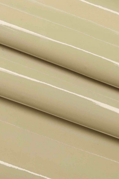 GRAY, ORANGE, soft yellow patent leather hide, smooth glossy stiff skin