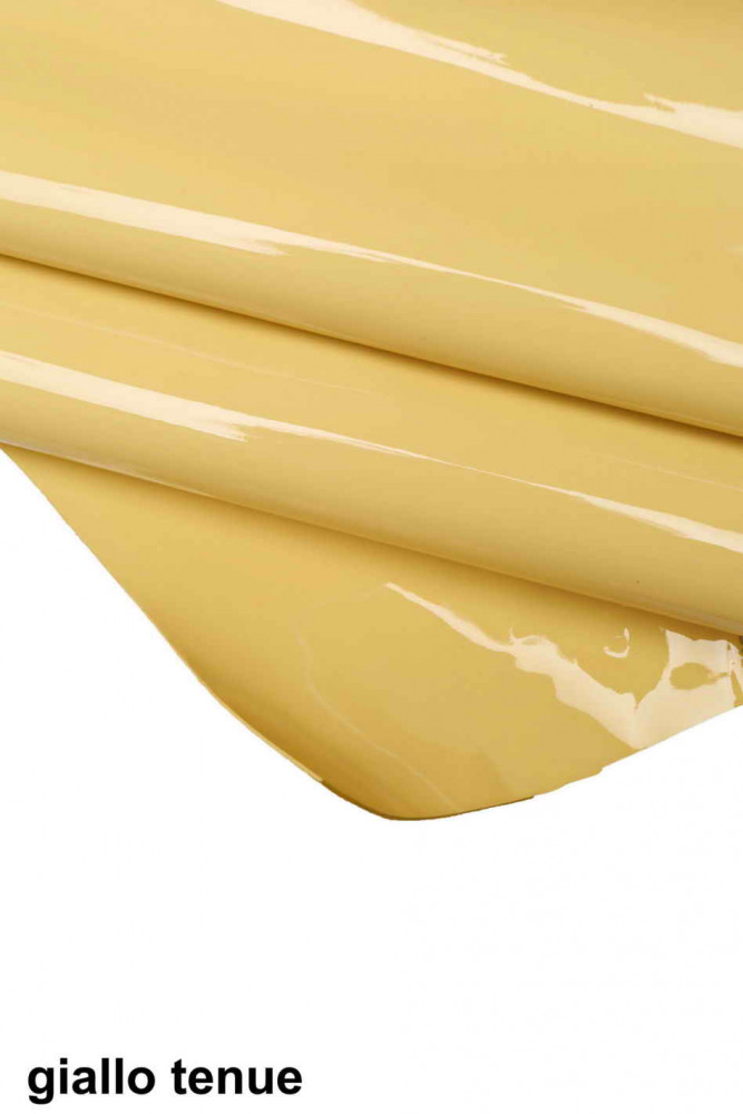 PELLAME VERNICIATO grigio, giallo...