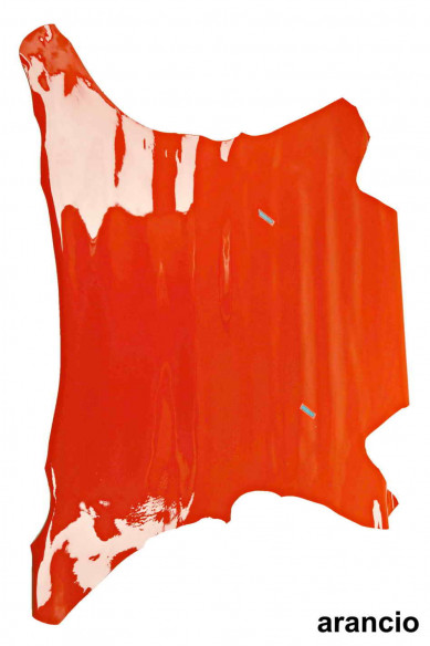 PELLAME VERNICIATO grigio, giallo tenue, arancio, pelle di vernice, liscia lucida, abbastanza rigida