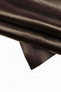 DARK BROWN leather skin,...