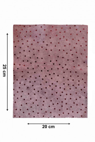 Leather sheets PINK PURPLE, pre cut leather pieces random selection, mix metallic, printed cut off