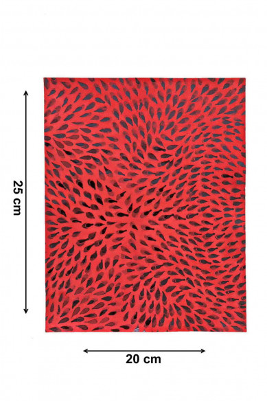 Leather sheets RED BURGUNDY, pre cut leather pieces random selection, mix metallic, printed cut off