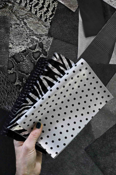 Leather sheets GRAY, SILVER and steel, pre cut leather pieces random selection, mix metallic, printed cut off