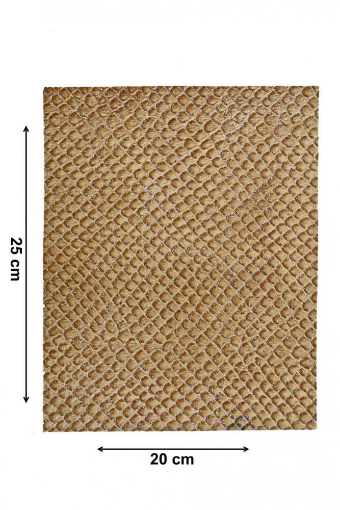 Leather sheets BEIGE PLATINUM, pre...