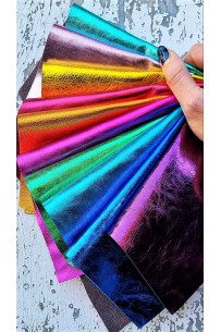 10 Selected leather scraps,... 2