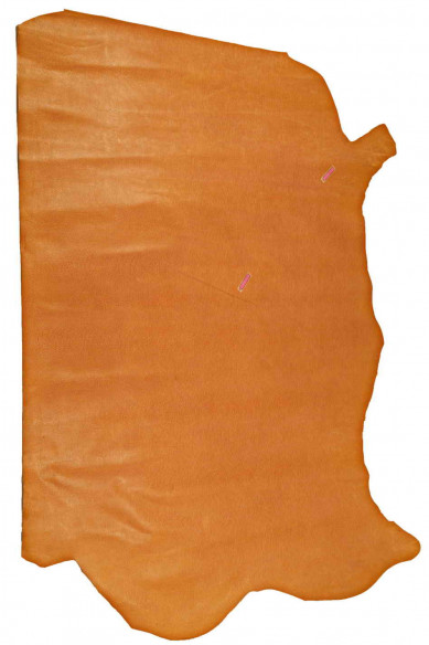 TAN LIZARD printed leather hide, light brown embossed calfskin, glossy stiff classic cowhide
