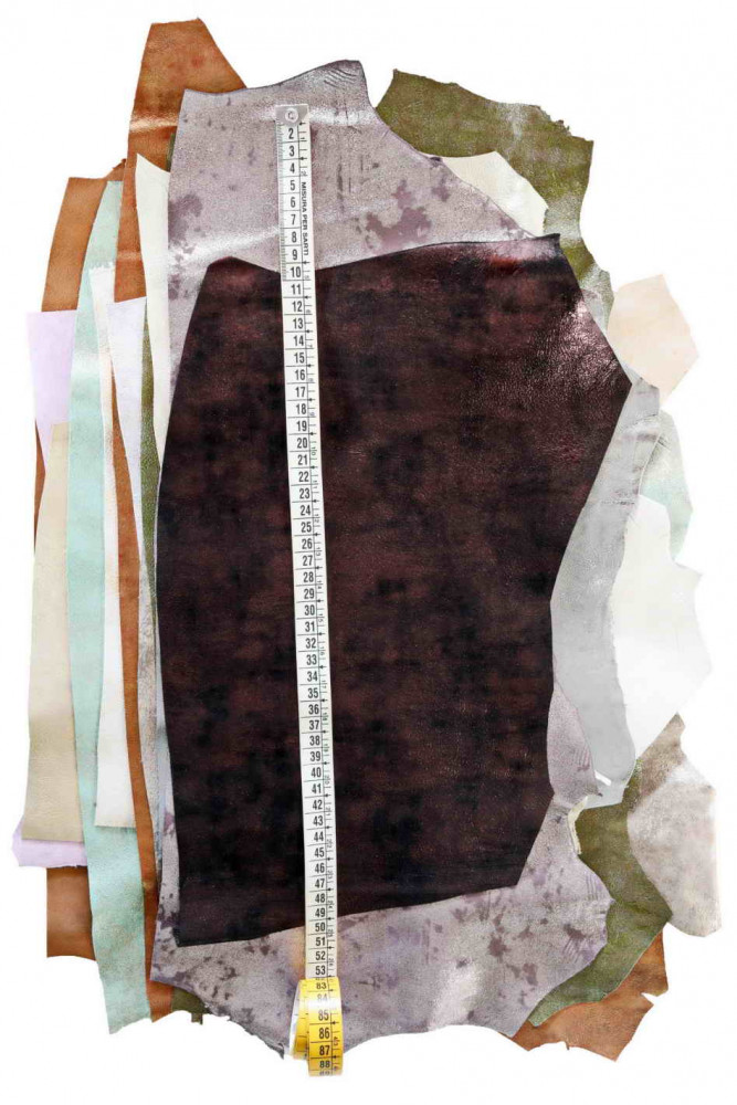 Leather scraps SUEDE foil...