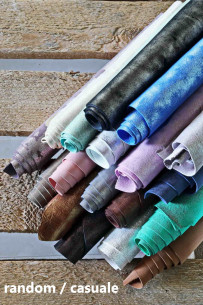 Leather scraps SUEDE foil...