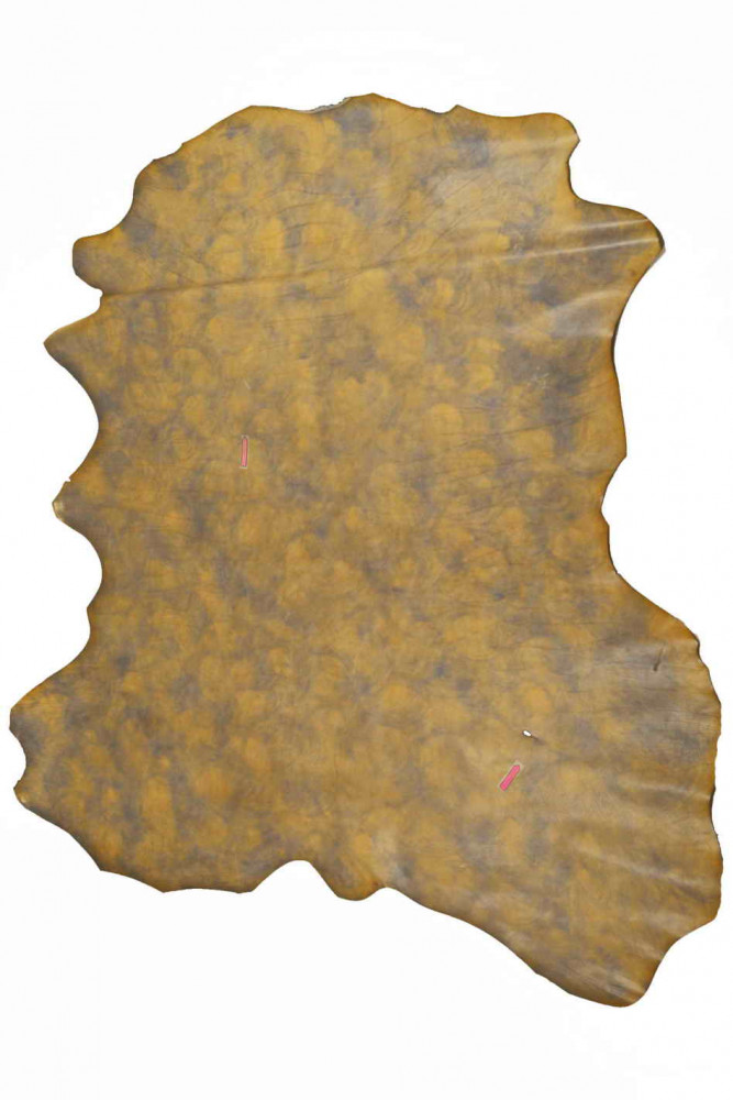 Beige grey VEGETABLE TANNED leather...